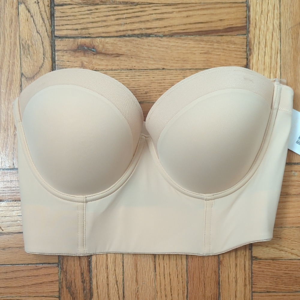 Lively Low Back Strapless Bustier Bra